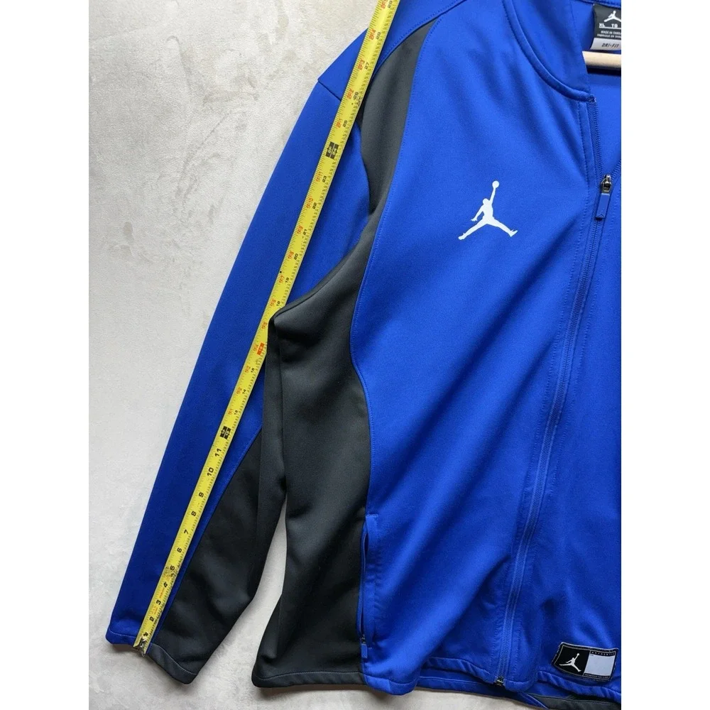 Nike Air Jordan Flight Knit Track Jacket Men XL Blue Boise State Broncos Warmup